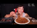 (실시간 치팅먹방) 짜파구리+고기 이거 꿀조합 이라면서요?!