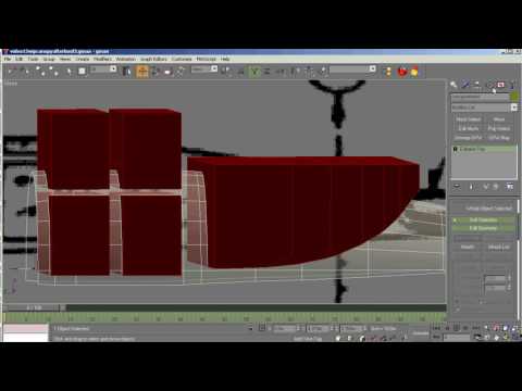 Gmax 1.2 for the Beginning Modeler #14 - Canopy Windows - Part   3