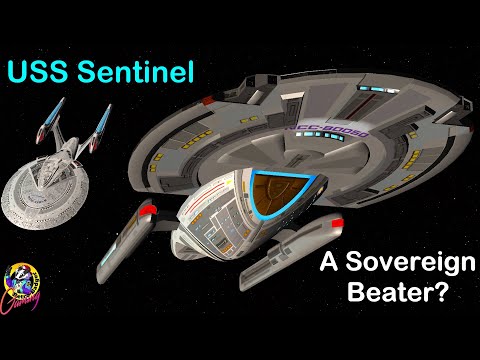 4K USS Sentinel VS USS Enterprise E Refit - BOTH SIDES - Star Trek Ship Battles - Bridge Commander