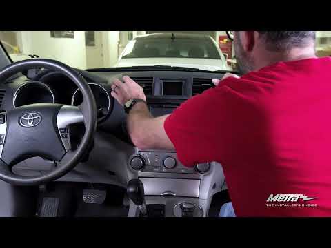 Dash Kit Installation - Fits 2008-2012 Toyota Highlander (99-8274B/BR)