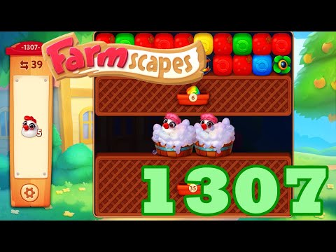 Farmscapes Level 1307 HD Gameplay Walkthrough | 3 - match game | android | ios | pc | GameGo Game
