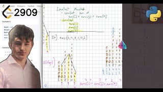 YouTube video 'Leetcode 2909. Minimum Sum of Mountain Triplets II'