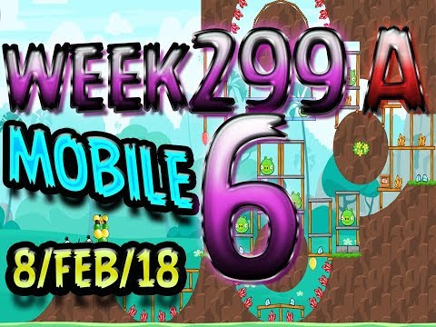 Angry Birds Friends Tournament Level 6 Week 299-A  MOBILE Highscore POWER-UP walkthrough