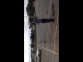 Crazy Guy Feeds The Gulls In The Parking Lot With Squeaky Voice
