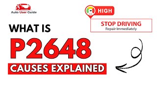 OBD Code p2648 Guide to Repair
