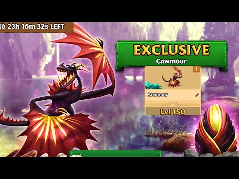 Cawmour Max Level 150 Titan Mode - Exclusive Monstrous Nightmare - Dragons:Rise of Berk