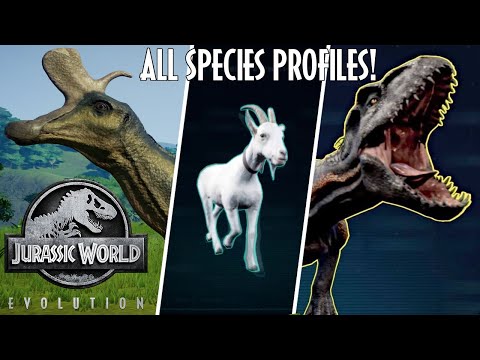 All 52 Species Profiles in Jurassic World: Evolution (A-Z)
