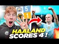 The Moment Erling Haaland Scores 4 Goals, AGAIN!!