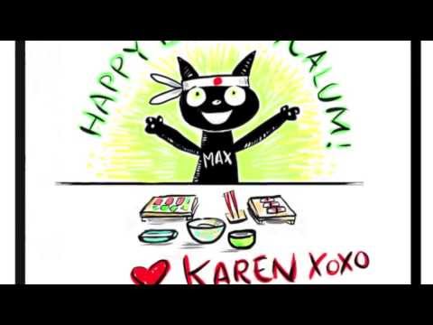 Connect e-card, Happy Birthday Calum!