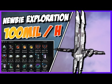 Make 100mil ISK / h using Nullsec Exploration as an Alpha EVE Online