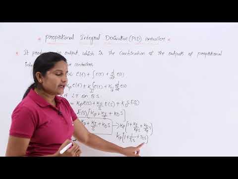 Proportional Integral Derivative PID Controller Video Lecture ...