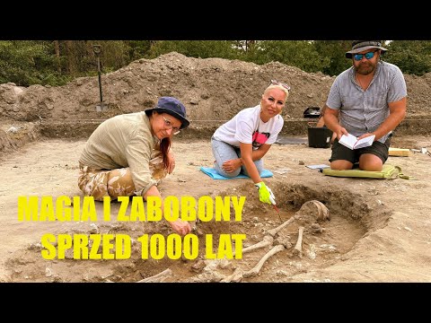 GRAVE WITH A MYSTERIOUS POT. Excavations - LELÓW