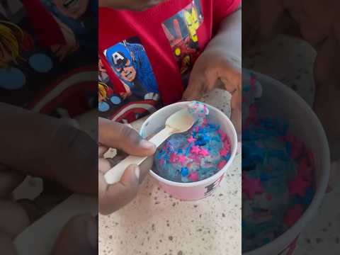 I ate SHOOTING STAR in BASKIN & ROBBINS #shorts #icecream #kathumela