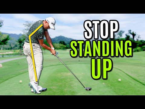This Finally Fixes Standing Up In The Golf Swing