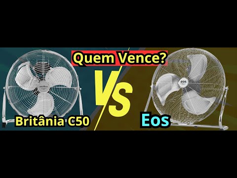 (NOVO)Batalha de Potência : Circulador Britânia VS EOS-Oscilação ou Diâmetro? Qual é Mais Forte?