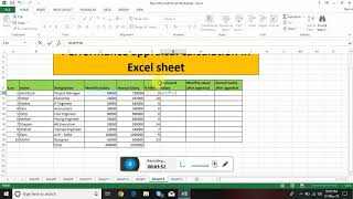 How to calculate appraisal in excel? #Excel #appraisal