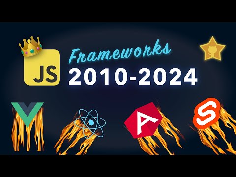 Best Javascript Framework [2010-2024] React vs Angular vs Vue vs Svelte etc