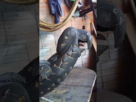 arara feita de pneus Ilha Grande do Piauí