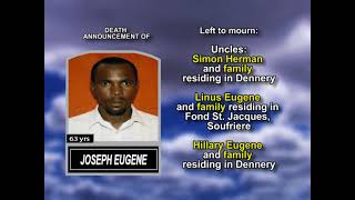 Joseph Eugene ~ Long Obituary