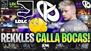 REKKLES CALLANDO BOCAS CON SAKEN! | LDLC vs KC Game 4 EU MASTERS FINAL LVP ESPAÑOL