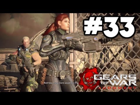 Gears of War: Judgment - Hardcore Walkthrough Part 33 - Chapter 5 ¦ Section 5: First Avenue Rooftops