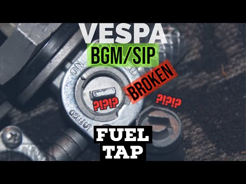 vespa fuel tap: plastic&metal rotary disc BREAK TEST / FMPguides - Solid PASSion /