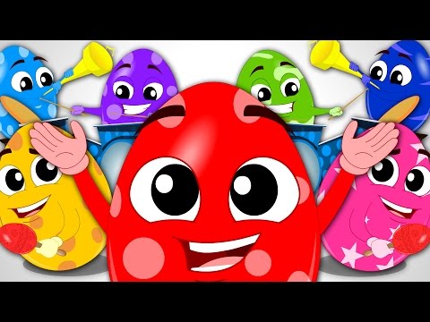 Mystery eggs song | colors rhyme | baby videos