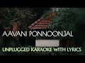 Aavani Ponnoonjal- Unplugged Karaoke with Lyrics|Kottaram Veettile Appoottan|Jayaram|M G Sreekumar