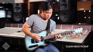 Video thumbnail for Moniker Guitars Dixie semi-hollow with Lollar P90s by Moniker Guitars