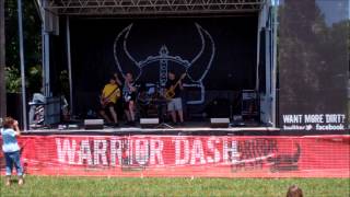 Snake Pit Ninjas doing Slither at the Warrior Dash 2012 in Huntersville, NC.