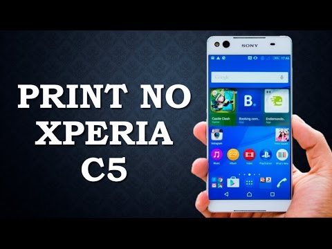 Como tirar print screen no Xperia C5