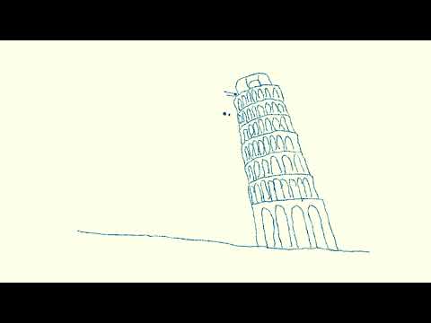 Galileo and the Leaning Tower of Pisa experiment.