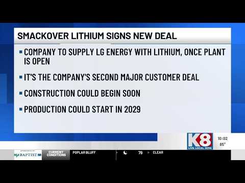 Lithium company signs agreement with LG Energy Solution for ...