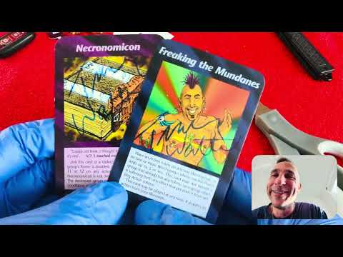 Illuminati New World Order Cards autographed by Nita Talbot and Tracey Walter!