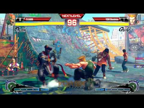 USF4 @ Vortex to Victory - TS Sabin (Dhalsim) vs YOMI Dieminion (Guile) [720p/60fps]