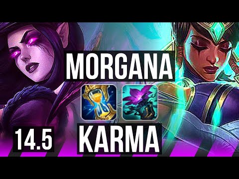 MORGANA & Jhin vs KARMA & Ezreal (SUP) | 5/5/28 | KR Master | 14.5