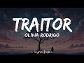 Olivia Rodrigo Traitor Lyrics 4K Lyric Video