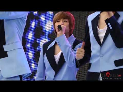 110527 MBC 50주년 특별생방송 희망의 손잡기(1)_ 리허설(유키스 케빈)