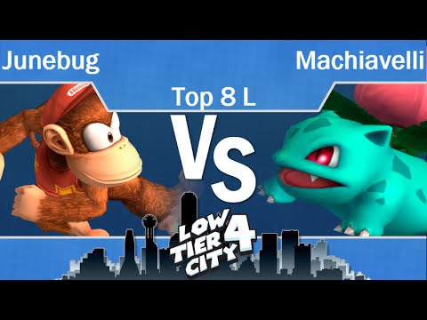 LTC4  - VGz | Junebug (Diddy) vs Machiavelli (Ivysaur) Top 8 L - PM