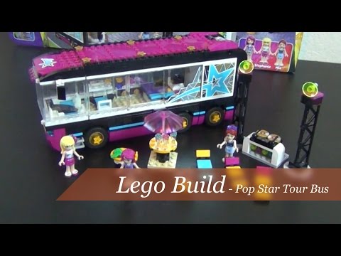 Let's Build - Lego Friends Pop Star Tour Bus Set #41106 - Part 2