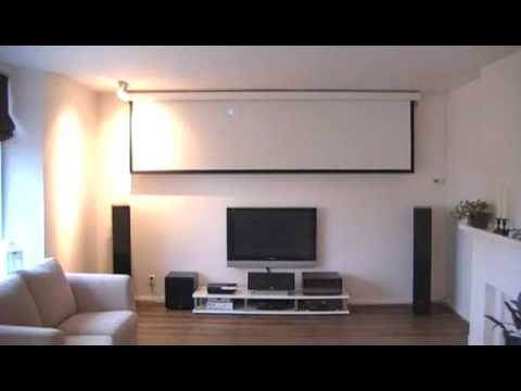 Sound Advice FL 160 Inch Drop Down Screan