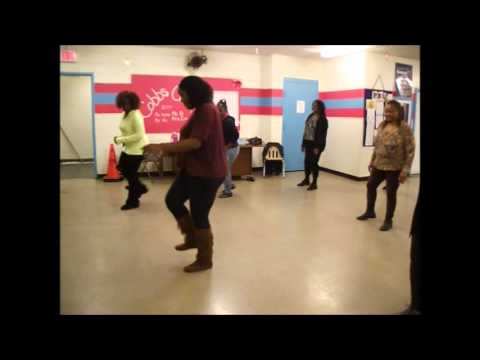 WOORRK line dance instruction by Bernadette Burnette - LDE 02-22-2016