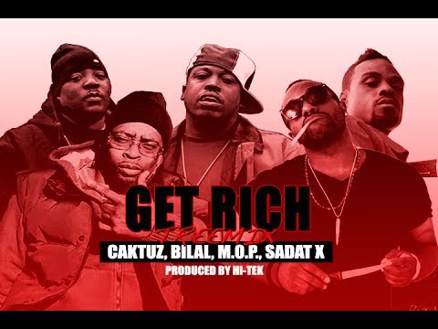 Caktuz - Get Rich ft. Bilal, M.O.P., & Sadat X (prod by Hi-Tek)
