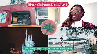 ❄️ Christmas Cruise Ep. 1 ❄️  | Saratoga Springs Room Tour & Very Merry Christmas Time Party!