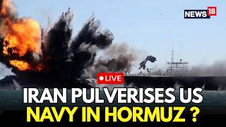 IRAN WAR ESCALATES! | LIVE: Strait of Hormuz Chaos | Cargo Ship Catches Fire After Projectile Strike 