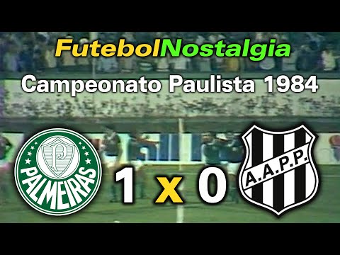 Palmeiras 1 x 0 Ponte Preta - 17-10-1984 ( Campeonato Paulista )