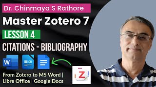 Lesson 4 | Create Bibliography | Zotero Masterclass | Zotero Reference Manage | Master Zotero 7