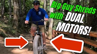 Big Guy. Big Tires. Big Fun. Testing the Fat AWD S on Real MTB Trails!