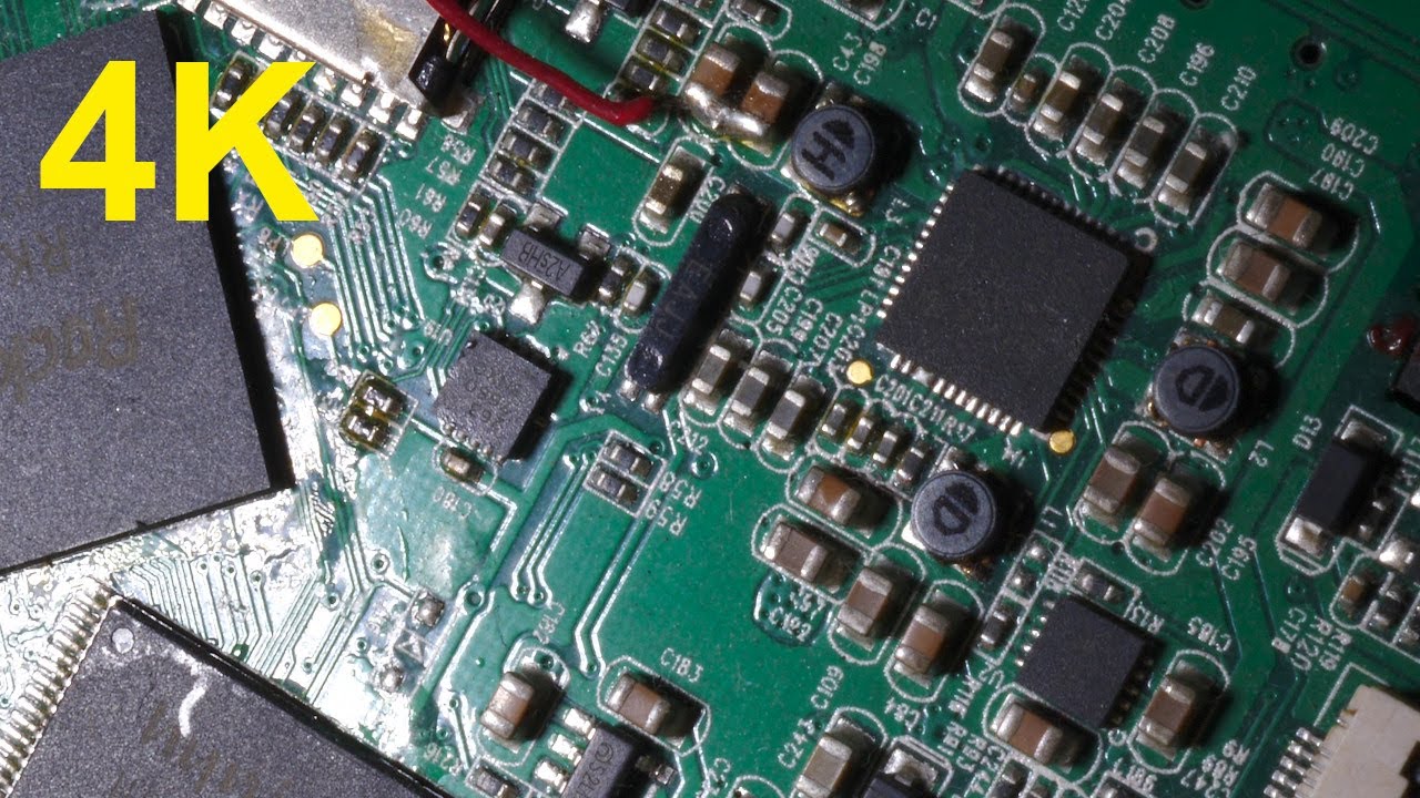 4K Free Stock Footage: Electronic Circuit Board Details (4 videos)