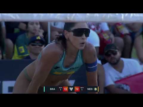 Save balls on the net.  Right and wrong moves - Elite 16 - Brasilia - Would Tour